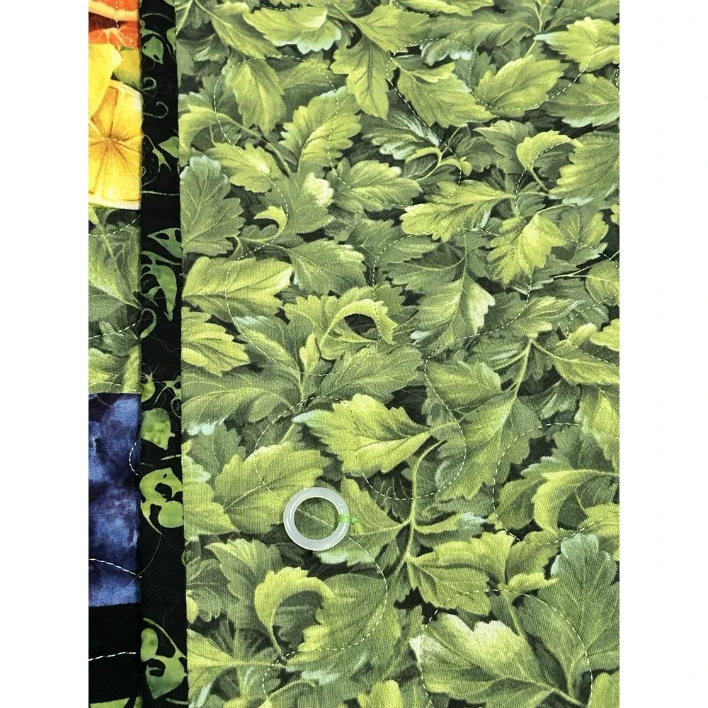 Handmade Quilted Patchwork Wall Hanging Fruit Themed Lemons Oranges 35